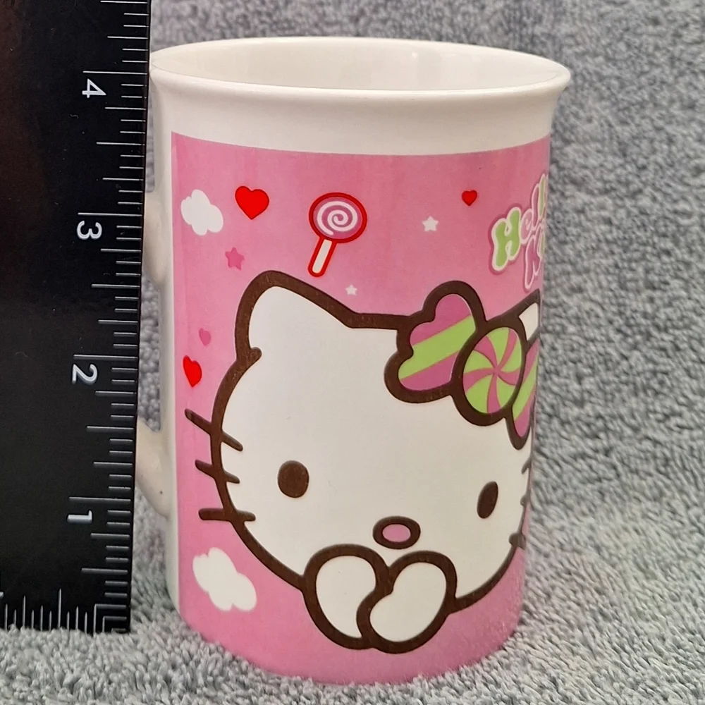 Set of 2 Hello Kitty peppermint candy theme mugs